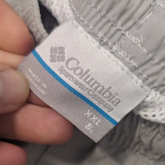 Columbia PFG Fishing Mesh Lined Swim Shorts Omni Shade Hiking XXL - Picture 4 of 8